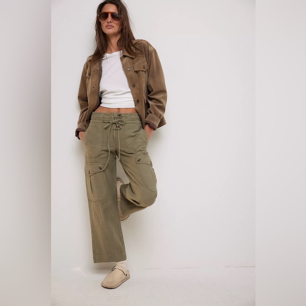 We The Free Olive Green Cargo Pants